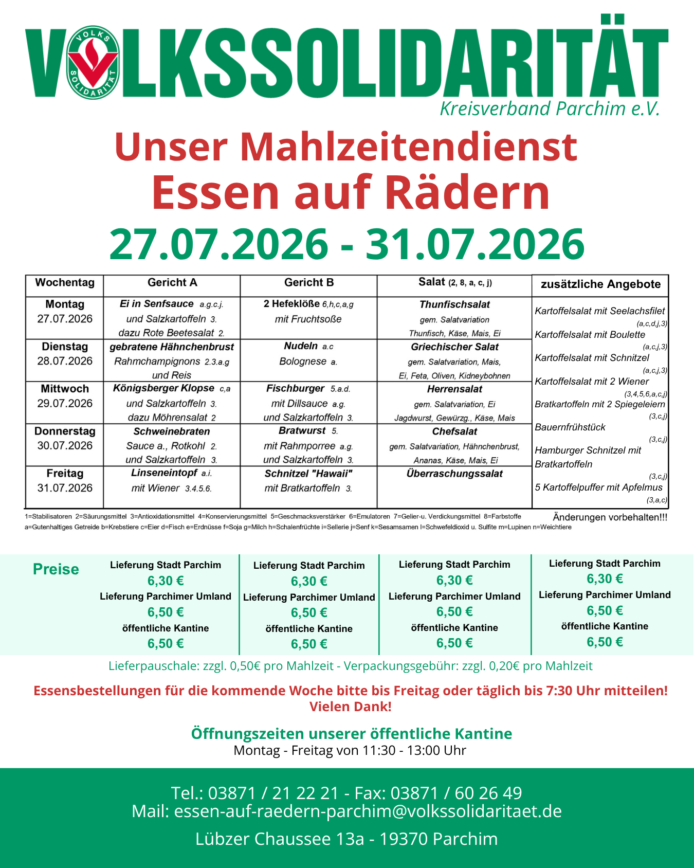 Essenplan