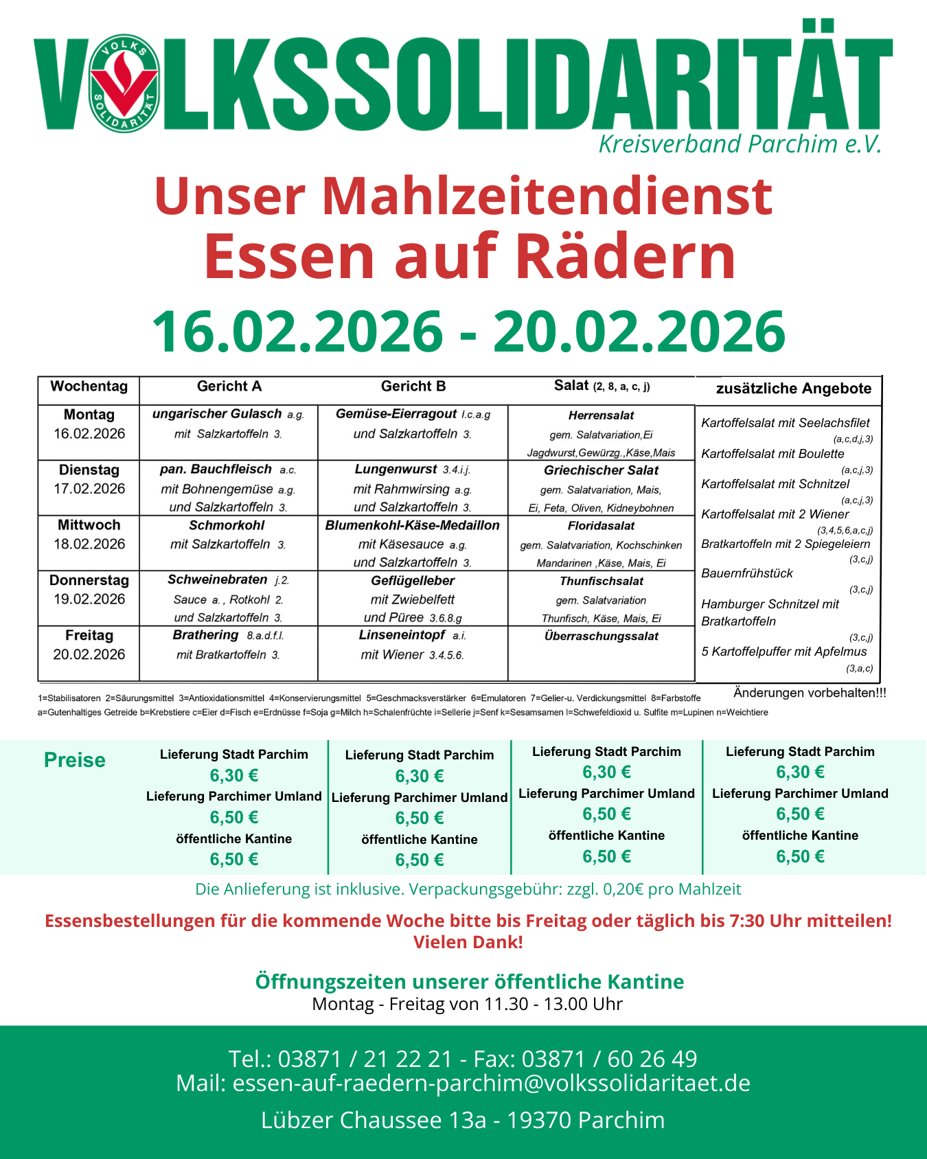 Essenplan